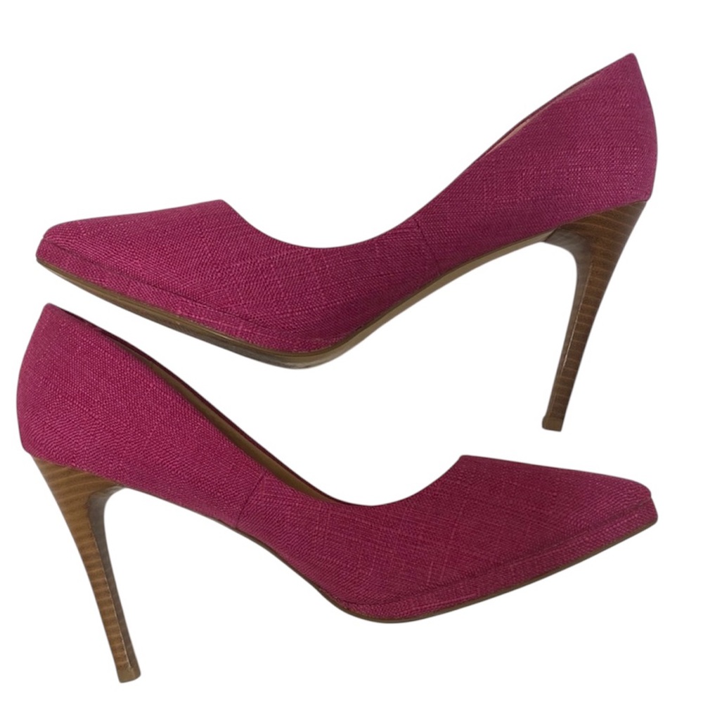 Charles by Charles David Hot pink Dopamine fabric Stiletto size 11M